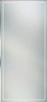 Decorative glass design for composite doors