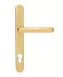 Composite door hardware