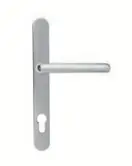 Composite door hardware