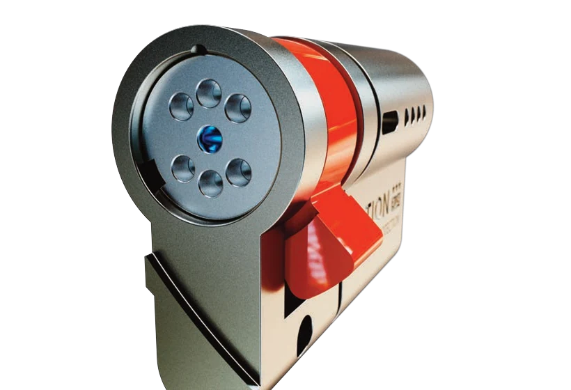 Ultion 3 Star Plus cylinder showing its SnapStop and TwistTrap features